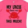 thumbnail image 4 of Inktastic Uncle Loves Me Childs Crab Boys or Girls Toddler T-Shirt, 4 of 5