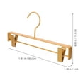 thumbnail image 2 of unbranded Colgador Metálico Dorado Con Clips Para Ropa Y Faldas En El Hogar, 2 of 8
