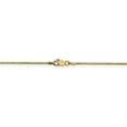 thumbnail image 4 of 14k Yellow Gold 20 Inch 1.05mm Box Chain Necklace Pendant Charm, 4 of 9