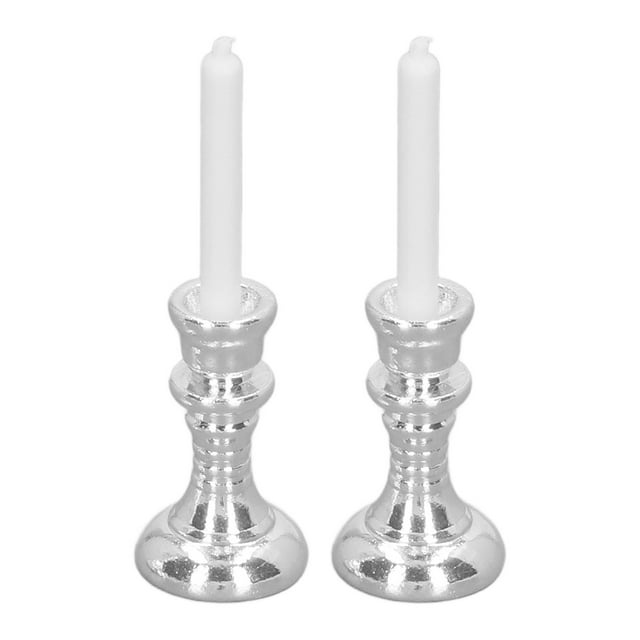 Dollhouse Candlestick Props,Miniature Candlestick 1/12 Scale Dollhouse Candlestick Miniature Candlestick Elevate Your Experience