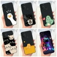 thumbnail image 2 of For Motorola Moto G10 Case Moto G30 Cute Cartoon Cover Soft Silicone Phone Case For Motorola Moto G30 G 10 MotoG10 MotoG30 Shell Black 1763 For Moto G10, 2 of 6