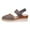Grey, variant on Juosiy Wedge Sandals for Women Closed Toe Dressy Shoes Elastic Ankle Strap Comfortable Beach Footwear