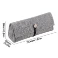 thumbnail image 2 of Darzheoy Large Capacity Pencil Case Pencil Pouch Office Large Storage Pen Bag Pencil Box for Home Office Teen Men Women, 2 of 3