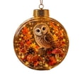 thumbnail image 7 of Mivyn Glowing Christmas Story Ornament, 3.15" Light-Up Mini Holiday Scene with Warm LED Light, Festive Keepsake Gift for Home Christmas Party Decoration,1PCS,, 7 of 7