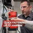 thumbnail image 6 of Baokaler Cordless Impact Wrench, Max Torque 740 Ft-lbs Impact Gun 1/2 inch, High Efficiency Brushless Motor with Fast Charger and Battery, 6 of 7