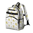 thumbnail image 2 of Daisy White Pattern Cute School Backpack Bag for School with Padded Back and Adjustable Shoulder Straps 15.25"x11.5"x5.25", 2 of 5