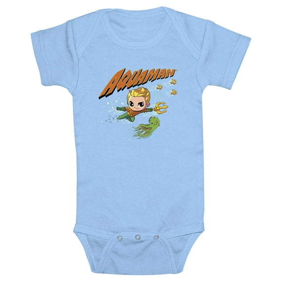 Infant's DC Super Friends Aquaman and Friends Bodysuit
