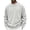 Light Gray, variant on Mens Loose Crew Neck Pullover Long Sleeve Corduroy Casual Fashion Sweatshirt Daily Streetwear Men Everyday Outfits
