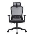 thumbnail image 2 of Silla de Escritorio Ergonómica Ajustable FENT En Mesh Negro, 2 of 5