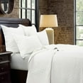 thumbnail image 1 of HiEnd Accents Linen Quilt Set, King Vintage White, 1 of 1