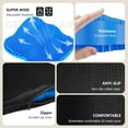 thumbnail image 4 of Gel Seat Cushion for Office Chair 3.54in Thick Ergonomic Gel Chair Cushion Seat Pad for Long Sitting Relieve Sciatica Back,Pressure Sore Ulcer Pain,Seat Cushion for Wheelchair Office Chairs Car Seats, 4 of 11