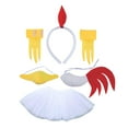 thumbnail image 5 of Wisewang Chicken Head Hoop Photo Props Theme Parties 6 piece 24x22x2cm, 5 of 5