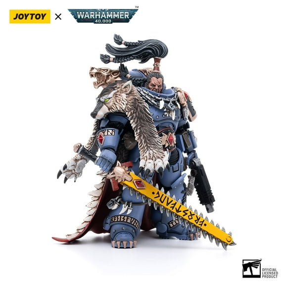 JOYTOY Warhammer 40K Space Wolves Ragnar Blackmane 1:18 Collection Model
