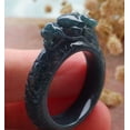 thumbnail image 2 of Certified Green Burma 100% Natural A JADE Jadeite Dragon RING USA. 11.5 RING 673558 TN, 2 of 12
