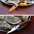 thumbnail image 1 of Becaristey Professional Oysters Knife Shucker Easy Open Clams Tool Comfortable Handle For Easy Cleaning black, 1 of 6
