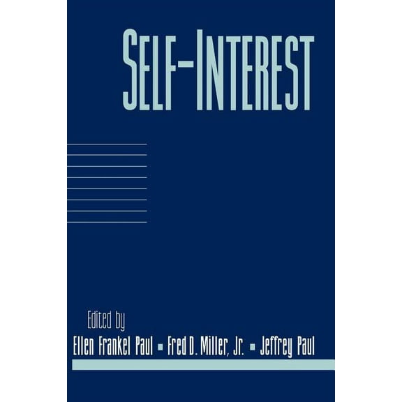 Social Philosophy and Policy Self-Interest: Volume 14, Part 1, (Paperback)