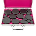 thumbnail image 2 of Hot Stone Back Massage Set, Volcanic Rocks for Home Spa Warming Relaxing, 2 of 15
