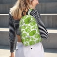 thumbnail image 5 of Disketp Green Various Lemons Mochila de Lona Estampada, Mochila Escolar de Viaje Ligera para Estudiantes y Portátil-Medium, 5 of 5