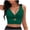Army Green, variant on Staron Women's Push Up Bikini Swimsuit High Cut Solid Color Strapless Bandeau Beachwear Vacation Swimwear, Purple M