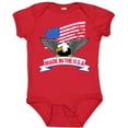 thumbnail image 3 of Inktastic American Flag Made in the USA with Bald Eagle Boys or Girls Baby Bodysuit, 3 of 5