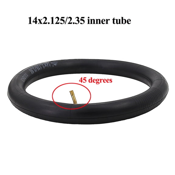14x2.125/2.35 Rubber Inner Tube With Valve Stem For Bicycle Bike Tires Electric Bike Parts Accessory