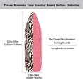 thumbnail image 5 of HELLHERO Ironing Board Cover Washable Soft Fabric Covers Replacement, Pink Zebra Pattern, 5 of 5