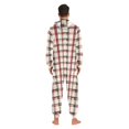 thumbnail image 4 of FORMRS Onesies Pajama for Adults Unisex Hoodie Winter Jumpsuit One Piece Sleepwear, Sizes S-2XL, Red Tartan, 4 of 7