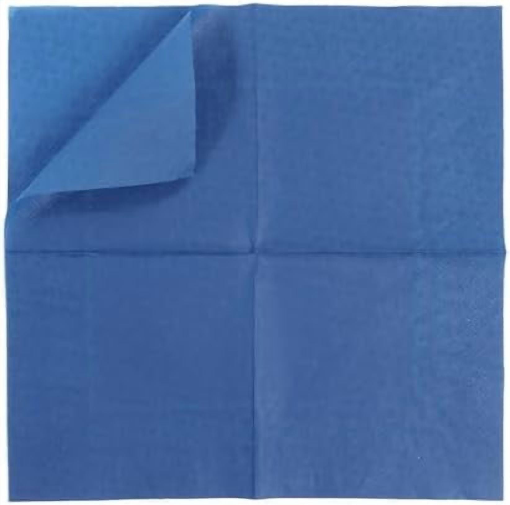 200 Pack Cocktail Napkin 2-Ply Dessert Napkins Folded 5 x 5 Inches Disposable Napkins for Dinner Wedding Birthday Party Bridal Anniversary Reception Event (200, Navy Blue)