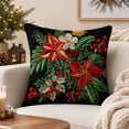 thumbnail image 6 of Zznnkj Christmas Throw Pillow Covers, 18 x 18 Inch, Soft Comfortable Linen Pillowcases for Sofa Bedroom Couch Winter Holiday Party Home Decor, 6 of 7