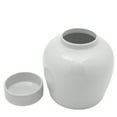 thumbnail image 4 of 10" White Porcelain Ginger Jar, 4 of 7