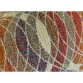 thumbnail image 3 of Plutus PBRAZ069-2026-DP Ellipse Violet Olive & Rouge Fait à la Main Oreiller de Luxe&44; 20 x 26 Po Standard, 3 of 3