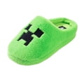 thumbnail image 1 of Minecraft Boys Creeper Printed Slippers, 1 of 6