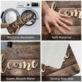 thumbnail image 5 of Welcome Letter Doormat Bathroom Welcome Soft Carpet Entrance Home Living Room Retor Wood Decor Floor Rug Door Mat Foot Pad, 5 of 6