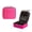 Hot Pink, variant on LBGAJGS Travel Cosmetic Bag with Partition, Portable Makeup Case with Detachable Dividers, Double Layer Toiletry Organizer for Brushes