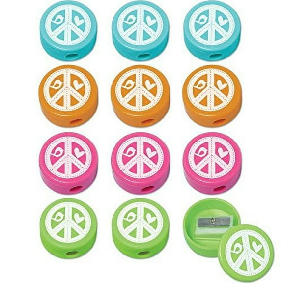 Hippie Chick Pencil Sharpeners / Favors (12ct)