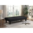 Find Your Perfect LuxuryGoods Modern Futon Couch with Black Microfiber