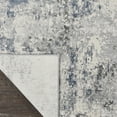 thumbnail image 5 of Nourison Rustic Textures Abstract Ivory/Grey/Blue 2'2" x 7'6" Area Rug, (2x8), 5 of 7