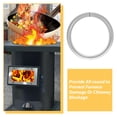 thumbnail image 3 of TABLZONE Anneau de Cheminée en Fer Circulaire Protection contre les Dommages 1 Pcs, 3 of 7