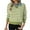 Green, variant on Collared Sweaters for Women, Yigetop Women's Button Down Long Sleeve Crewneck Crop Cardigan Sweater Cute Knitwear Clothes Sweater with Collared Shirt Attached Women Black L