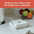 thumbnail image 4 of Diversified Euro Weighted Napkin Holder, Satin Nickel, 4 of 5