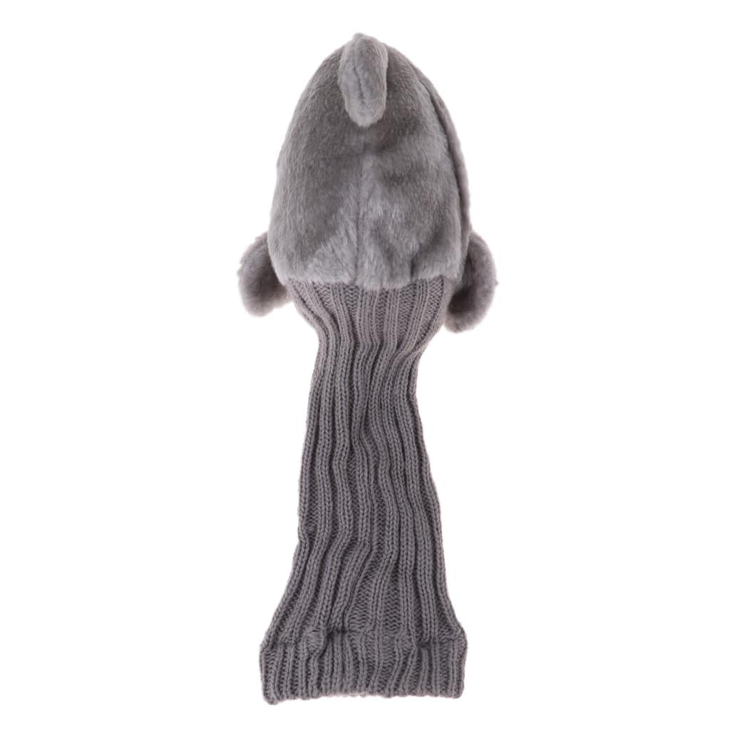 Soft Thick Long Neck Wood Driver Head Cover Protector Headcover