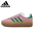thumbnail image 3 of Zapatillas de skate Adidas Originals Gazelle Bold para mujer, de ante, modernas, con suela gruesa, de corte bajo, antideslizantes, para caminar al aire libre, 3 of 5