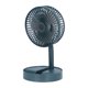 thumbnail image 5 of Ventilador de escritorio pequeño, ventilador recargable portátil, ventilador de escritorio, ventilador de mesa ajustable de 180°, ventilador de escritorio USB plegable con 3 velocidades de viento ajus, 5 of 14