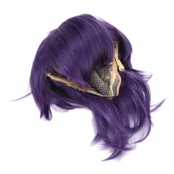 Peluca de cosplay, peluca de cosplay para hombres, peluca de cosplay de anime corta, peluca de disfraz, solución innovadora