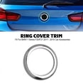 thumbnail image 4 of Silver Color Car Rear Badge Ring Cover Logo Trim For BMW 1 Series F20/F21 11-19, 4 of 7