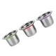 thumbnail image 5 of Set de Cápsulas de Café Reutilizables Sincero Acero Inoxidable 3 Piezas Morado Rojo Verde, 5 of 10