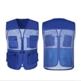 thumbnail image 2 of Neries Chaqueta de pesca de verano con bolsillos delanteros Tamaño múltiple CHEIST CHAIST CHEIST WEIST OUTERWEAR VESTIDOS ACCESORIOS AZUL / XL sidaley OD003201-10, 2 of 7
