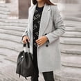 thumbnail image 6 of Uhndy Winter Jackets Coats for Women, Woman Artificial Wool Elegant Blend Coat Slim Female Long Coat Outerwear Jacket Christmas Gifts for Women, 6 of 6
