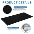 thumbnail image 3 of Uxcell Air Conditioner Drip Cushion 24" x 12" x 5/32", 2Pcs Self-Adhesive AC Rain Cover Air Conditioner Top Pad for Reducing Dropping Noise Window AC Units, Black, 3 of 7