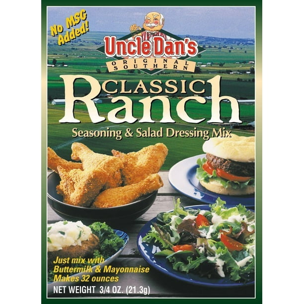Uncle Dan's Seasoning & Salad Dressing Mix, Classic Ranch, 0.75 Oz